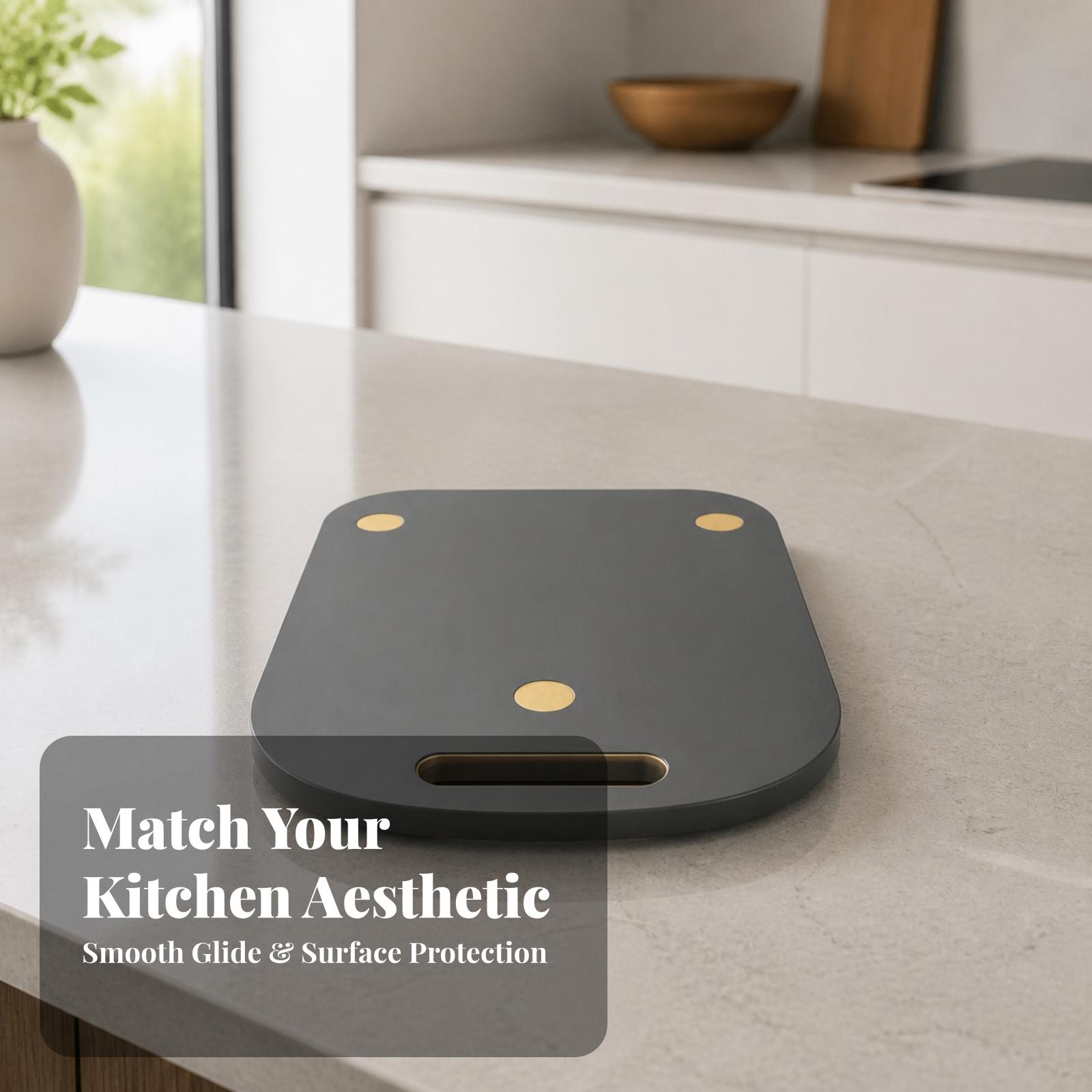 Plateau coulissant en fibre de - Kitchen Appliances Countertop avis et prix